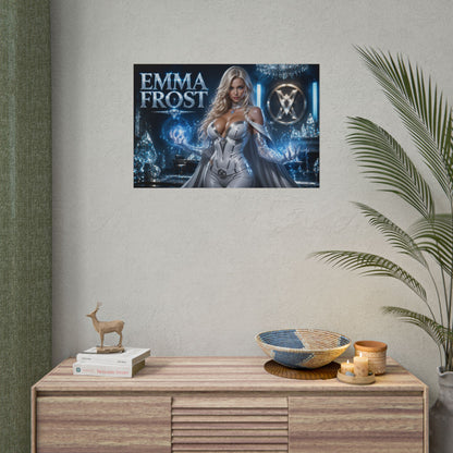Emma Frost Comic Poster Character Wall Art Collector Room Decor Art Print