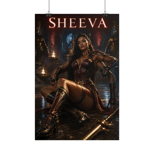 Sheeva Mortal Kombat Poster Shokan MK Wall Art Print Decor