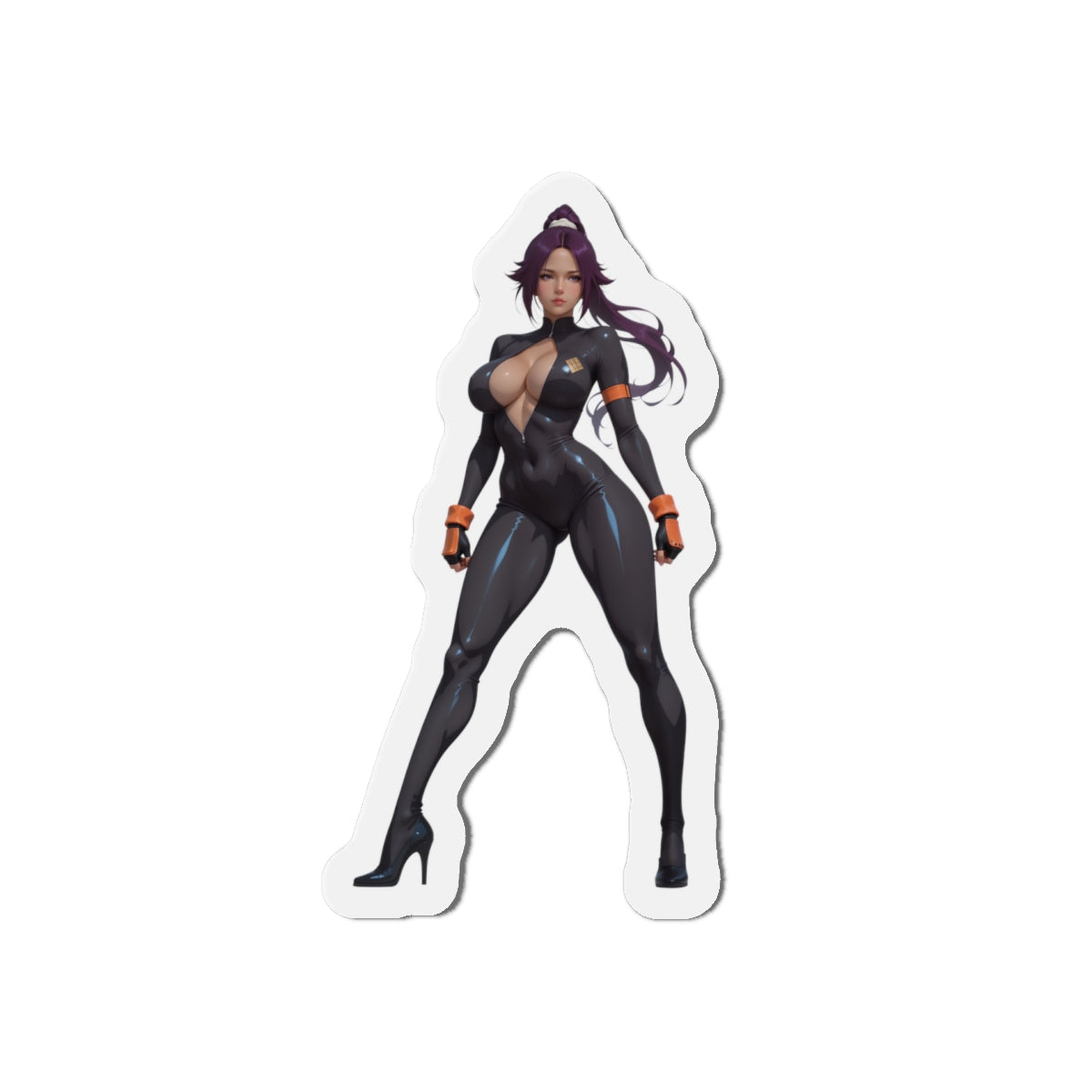 Yoruichi Shihouin Magnet – Bleach Anime Girl Fridge Magnet, Sexy Warrior Decor