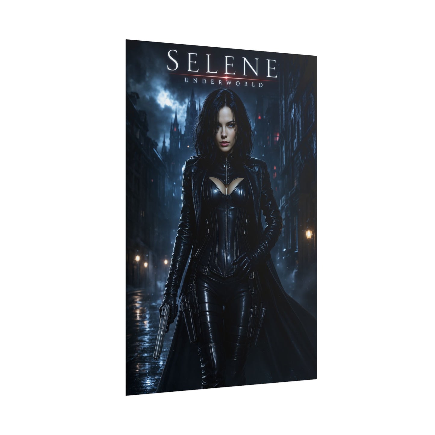 Selene Underworld Poster, Gothic Wall Art, Vampire Print, Room Decor