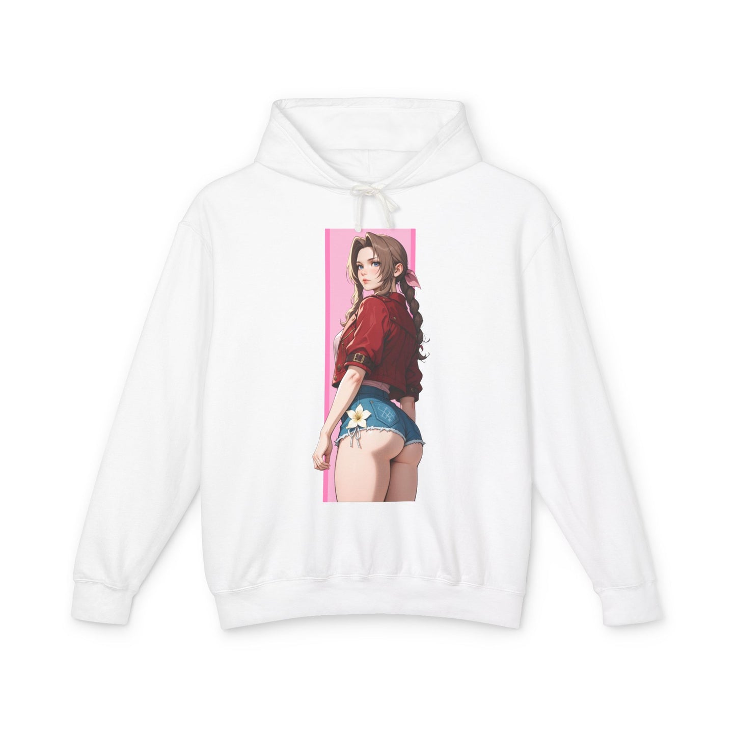 Aerith Gainsborough Hoodie | Fantasy RPG Hoodie | Anime Heroine Pullover