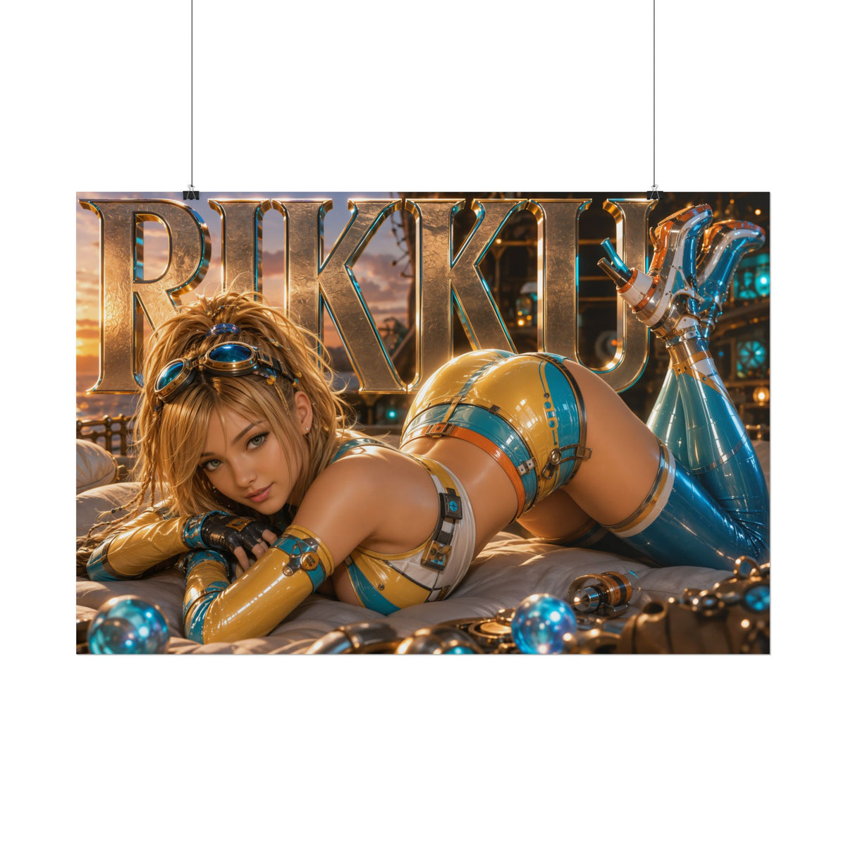 Rikku Poster Gaming Wall Art Gamer Room Decor Collectible Print Wall Decor