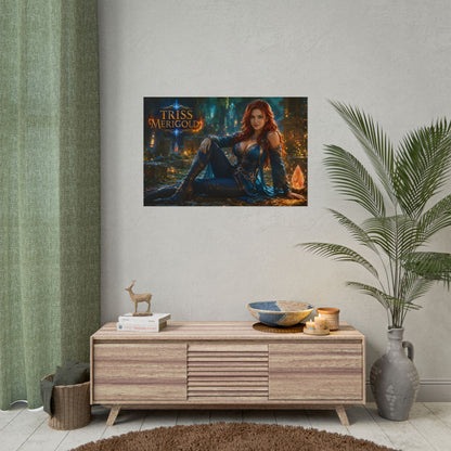 Triss Merigold The Witcher Wall Art Poster Fantasy Bedroom Decor Character Print