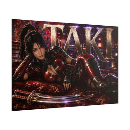 Taki Character Poster Soulcalibur Gamer Room Wall Art Collectible Decor