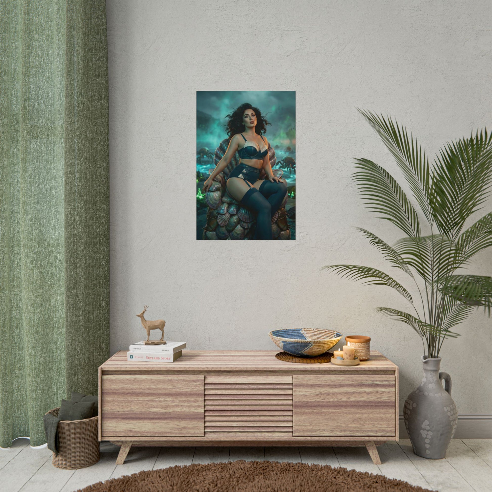 Fallout Radiant Woman Poster / Fallout Radiant Wall Art / Fallout Radiant Art Print / Fallout Poster - striking radiant woman surrounded by glowing energy