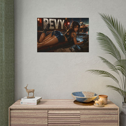 Anime Wall Art Revy Black Lagoon Poster Character Room Decor Collector Gift
