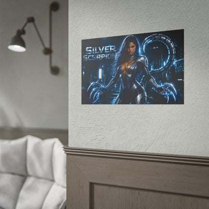 Silver Scorpion Comic Poster Character Wall Art Collector Room Decor Art Print