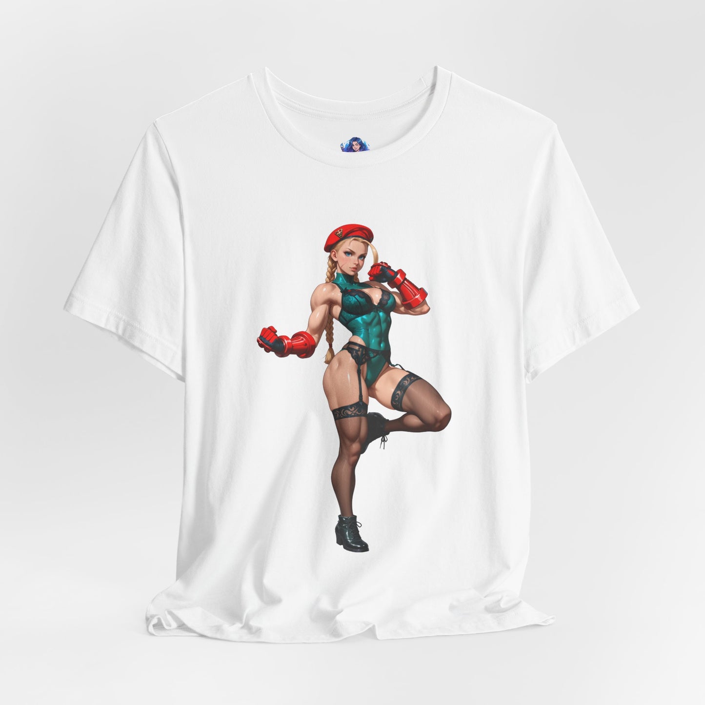 Cammy White T-Shirt | Street Fighter T-Shirt für Gamer &amp; Anime-Fans | Waifu-Grafik-Shirt