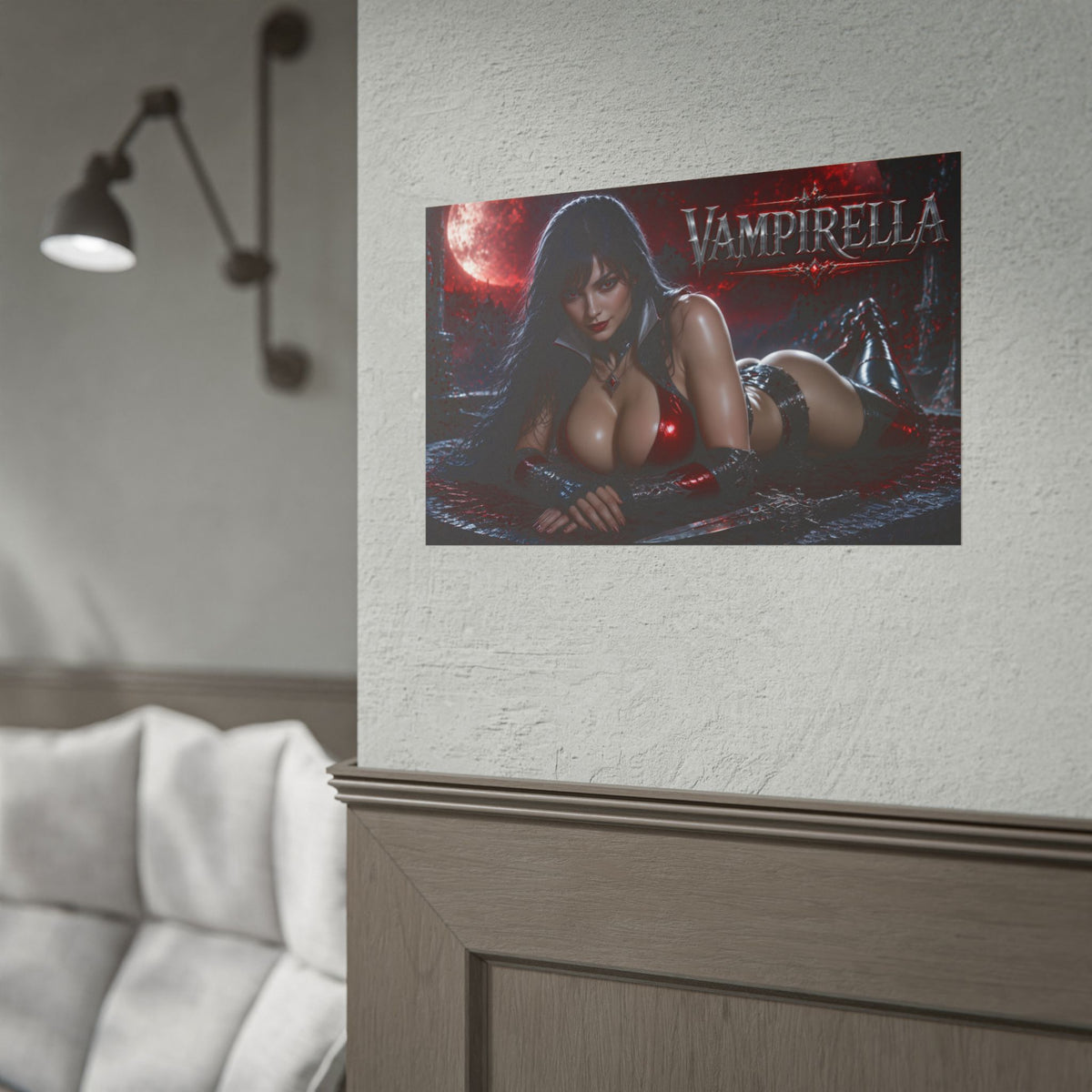 Vampirella Character Poster Comic Style Wall Decor Bedroom Collector Gift