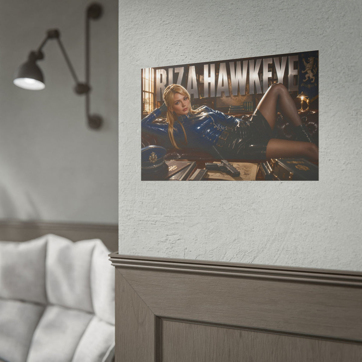 Riza Hawkeye Fullmetal Alchemist Anime Poster Wall Art Character Room Decor