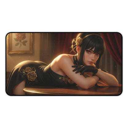 Yor Forger Gaming Mouse Pad, Spy x Family Desk Mat, Anime Heroine Setup