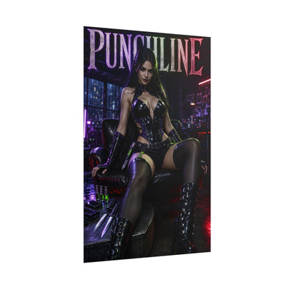 Punchline Character Poster Comic Style Wall Decor Bedroom Collector Gift