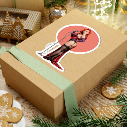 Наклейка Джессіка Реббіт – вінілова наклейка Glam Diva для ноутбуків, журналів та декору інтер'єру