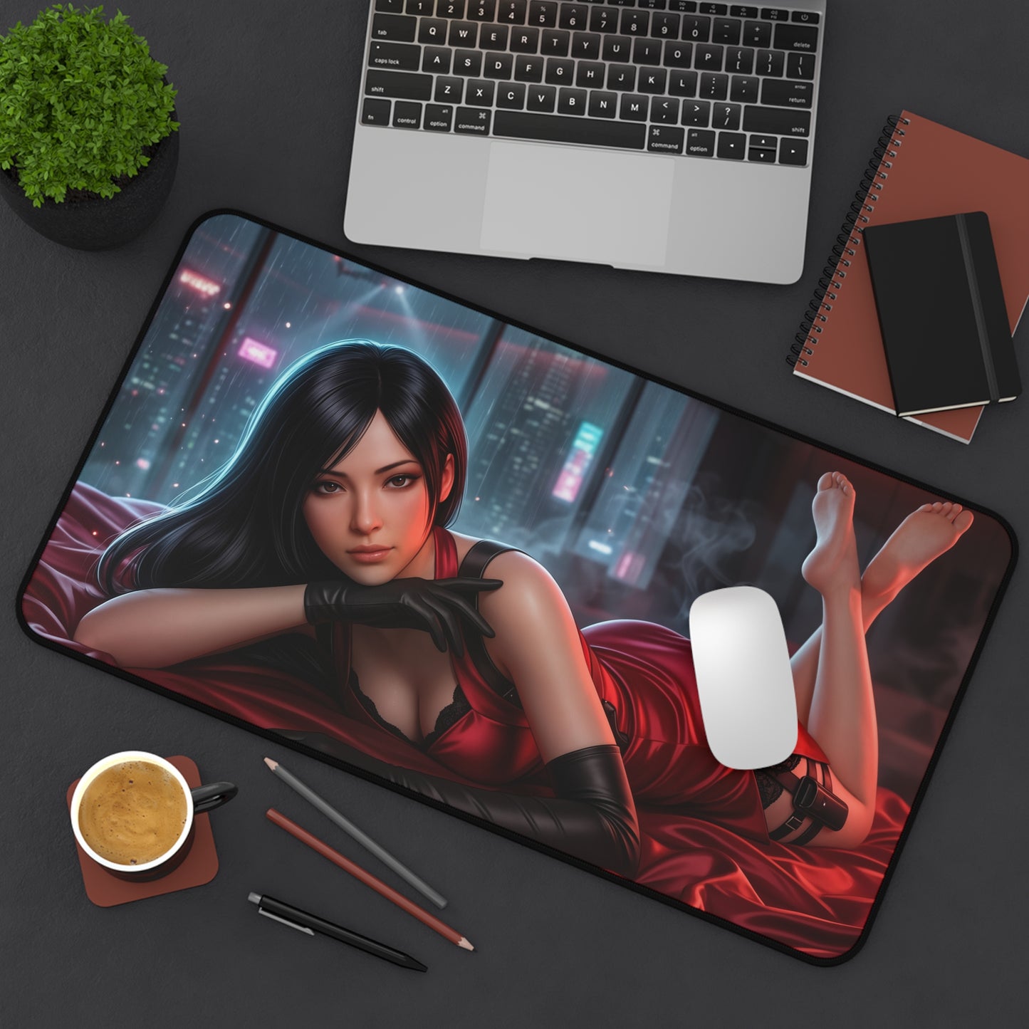Resident Evil Mouse Pad, Ada Wong Desk Mat, Large Desk Pad