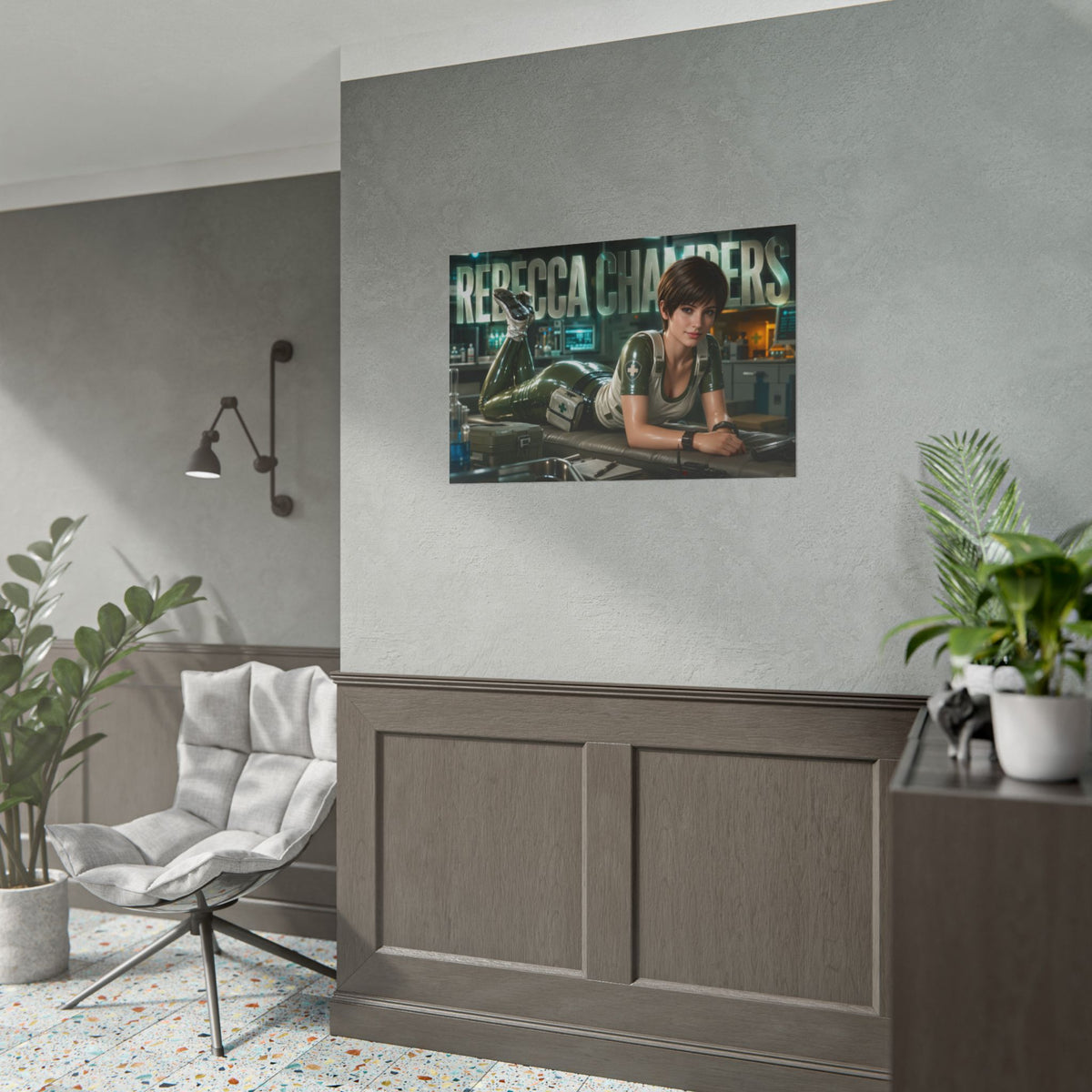 Rebecca Chambers Resident Evil Poster Gaming Wall Art Gamer Room Decor Art Print