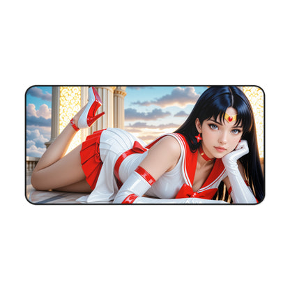 Килимок для столу Sailor Mars, килимок для миші Sailor Moon, декор для ігрового столу з аніме-героїнею