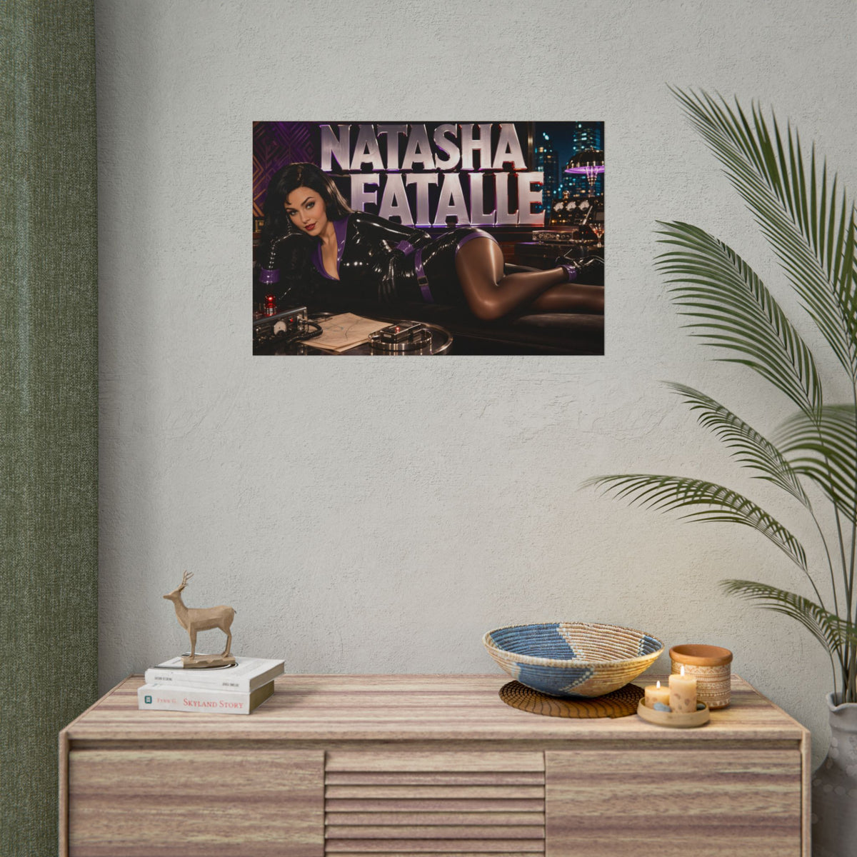 Natasha Fatale The Rocky and Bullwinkle Show Poster Wall Art Character Room Deco