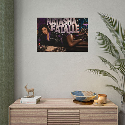 Natasha Fatale The Rocky and Bullwinkle Show Poster Wall Art Character Room Deco
