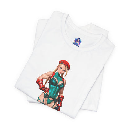 Cammy White T-Shirt | Street Fighter Grafik-T-Shirt für Gamer &amp; Anime-Fans | Waifu-Shirt