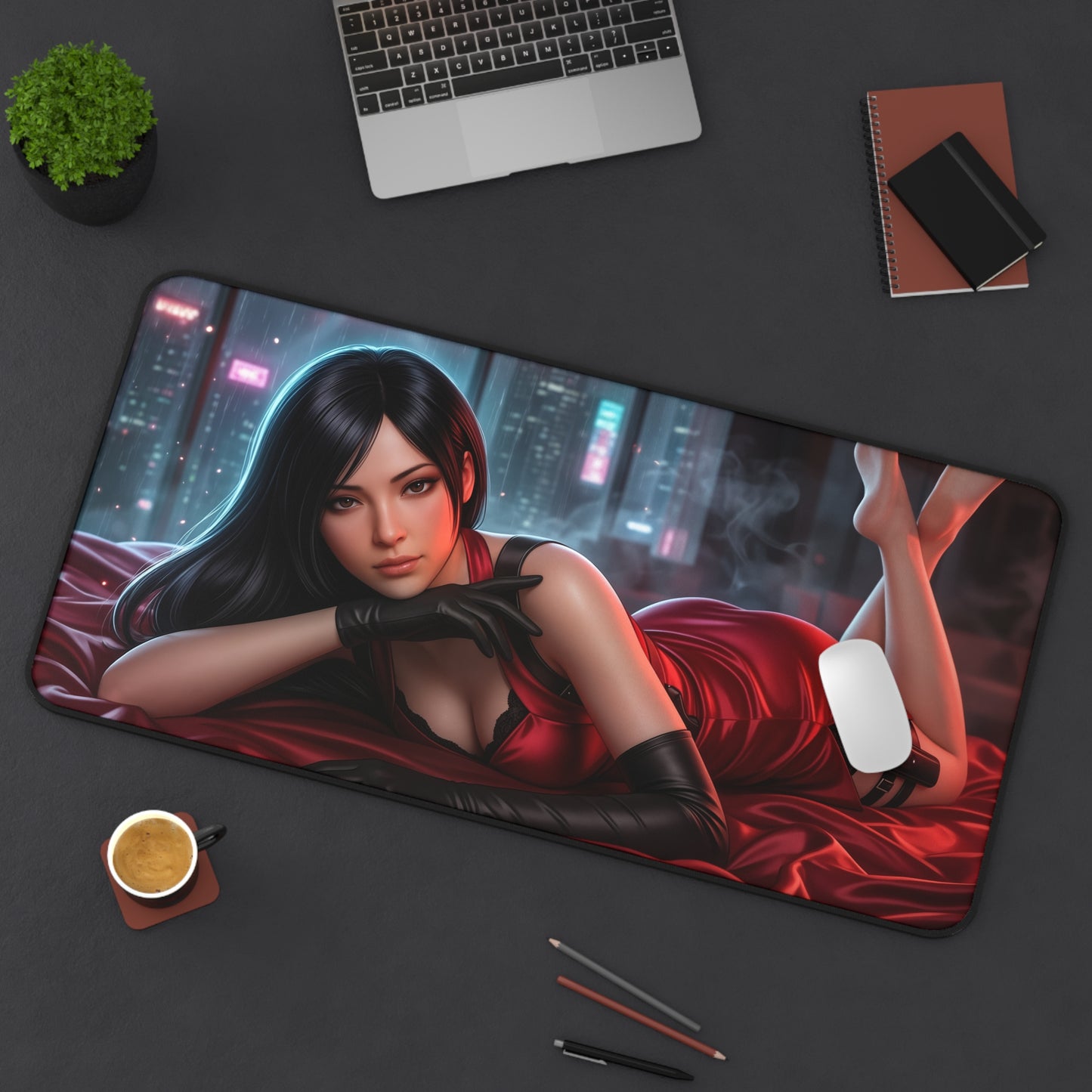 Resident Evil Mouse Pad, Ada Wong Desk Mat, Large Desk Pad