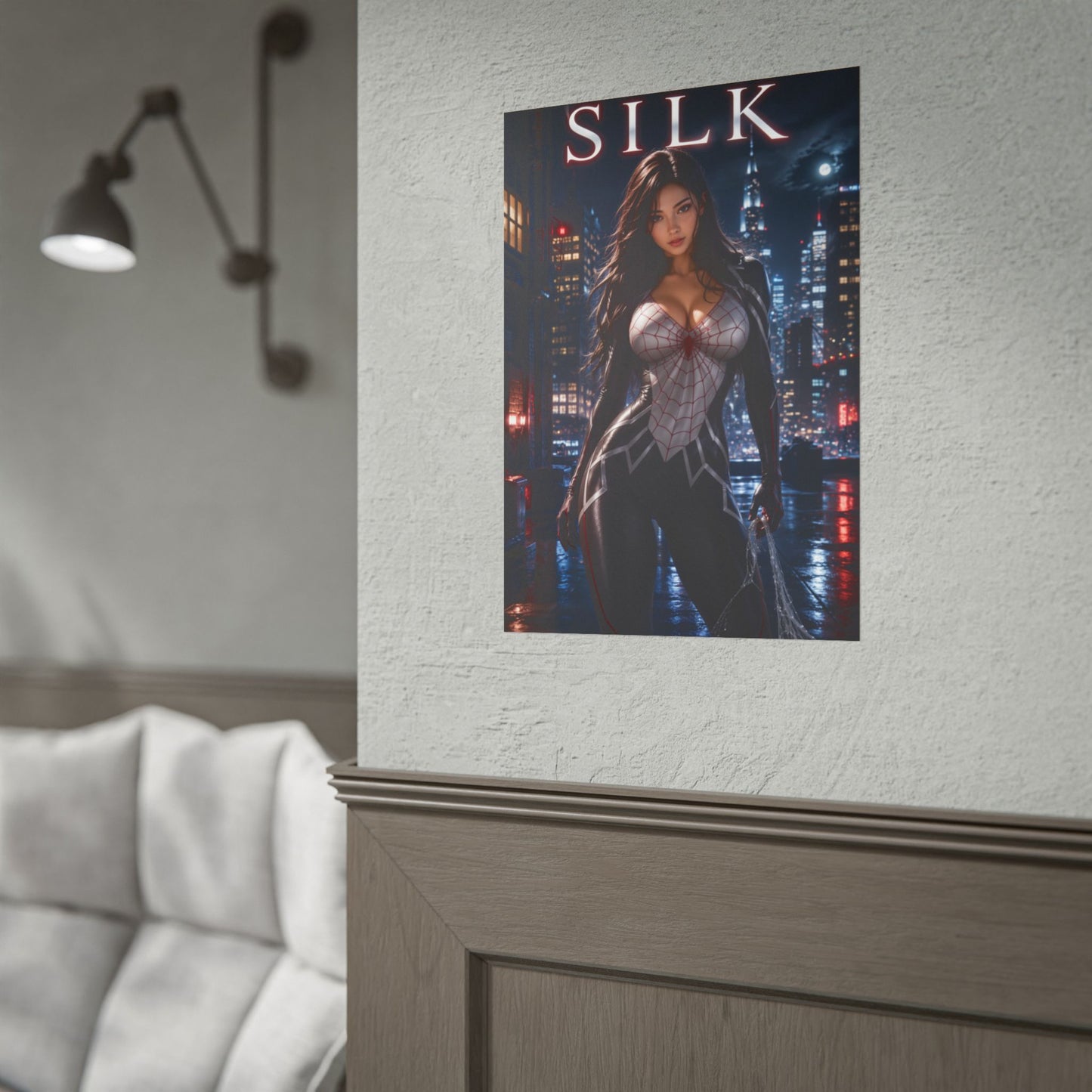 Marvel Silk Cindy Moon Poster Spider Verse Wall Art Print