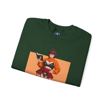 Толстовка з Велмою, пухкий виріз із зображенням Скубі-Ду, ретро-одяг для колекціонерів та шанувальників у стилі фандому