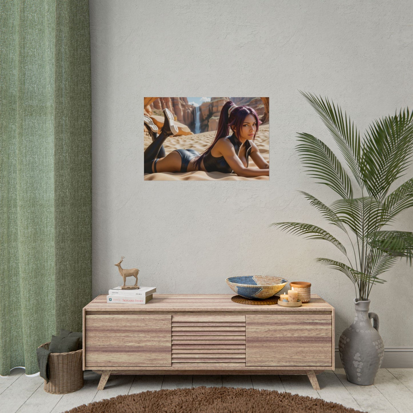 Аніме-постер Йоруїчі Шіхойн | Настінне мистецтво Вайфу для декору в стилі фентезі ніндзя