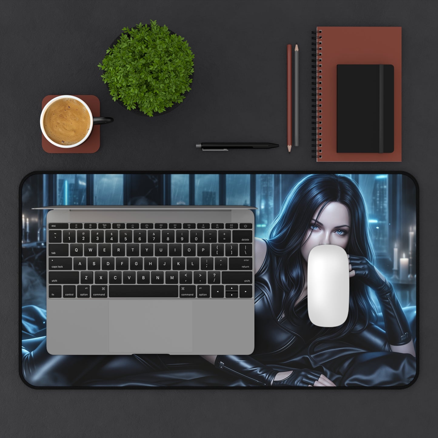 Underworld Mouse Pad, Selene Desk Mat, Large Desk Pad
