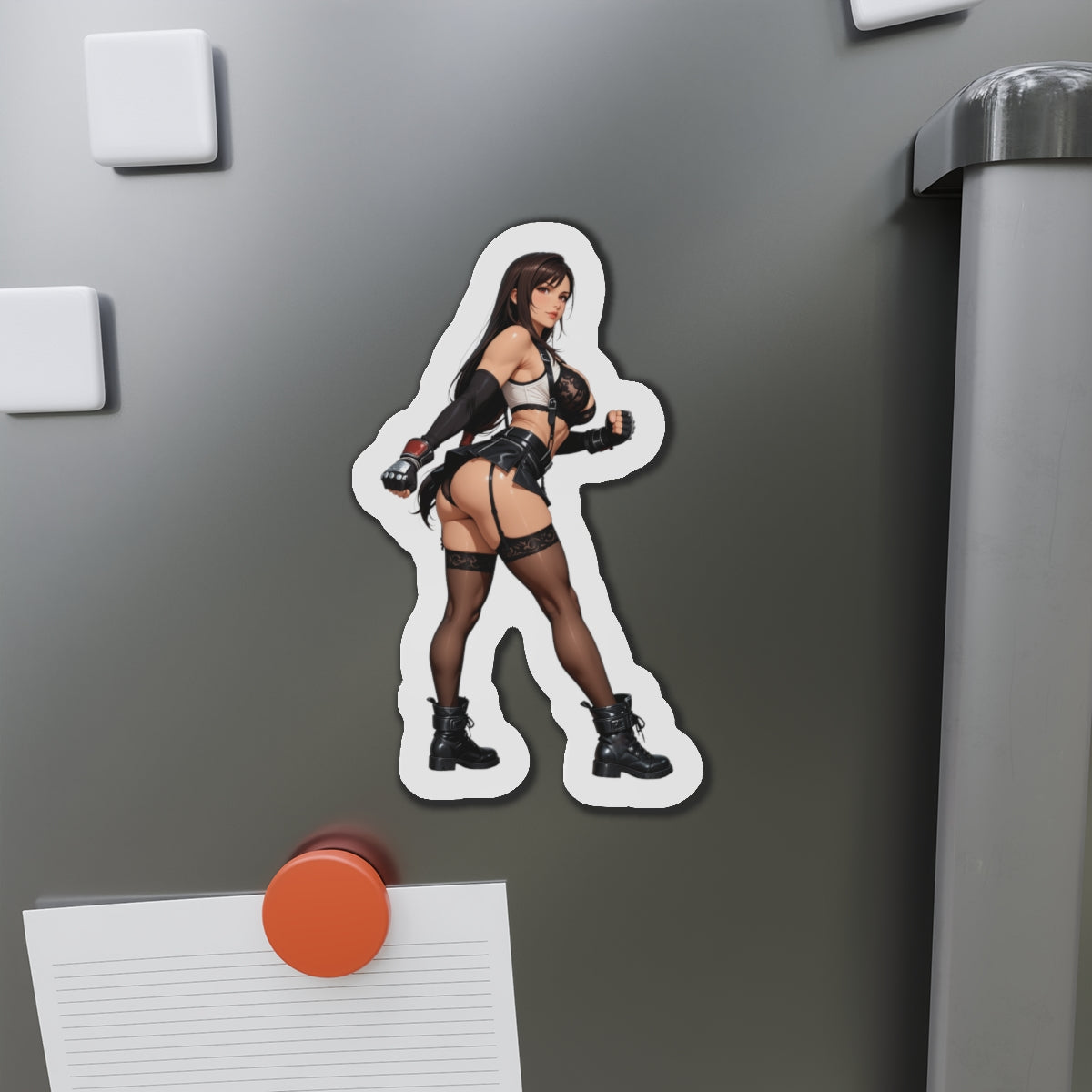 Tifa Lockhart Magnet – Sexy FF7 Anime-Girl Kühlschrankmagnet, Gamer-Deko