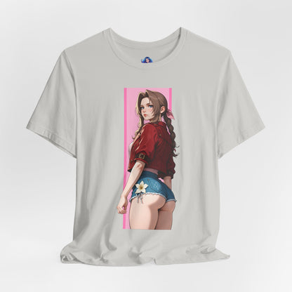 Aerith Gainsborough T-Shirt | Final Fantasy VII Tee for Gamers & Anime Fans