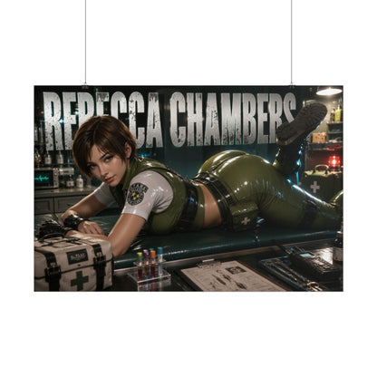 Rebecca Chambers Resident Evil Poster Gaming Wall Art Gamer Room Decor Art Print