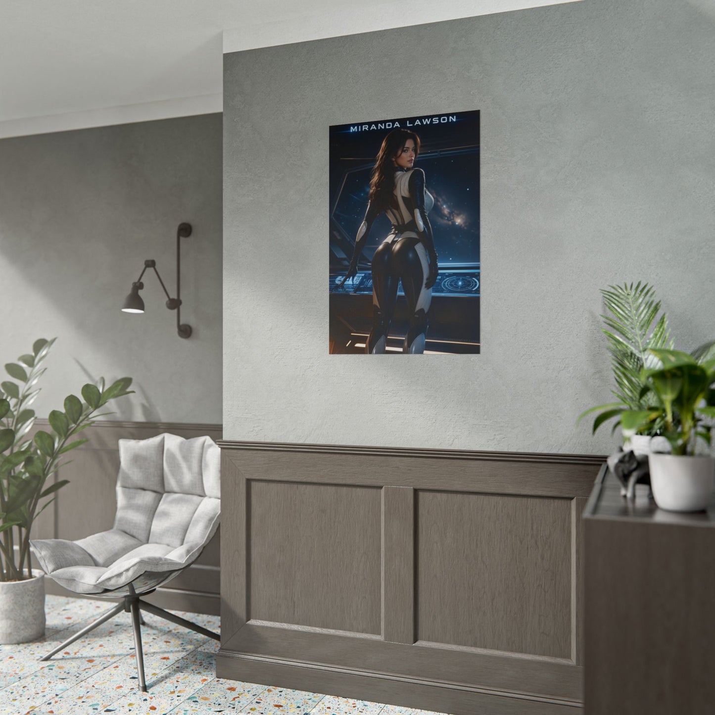 Miranda Lawson Poster, Mass Effect Wall Art, Gaming Poster, Room Decor