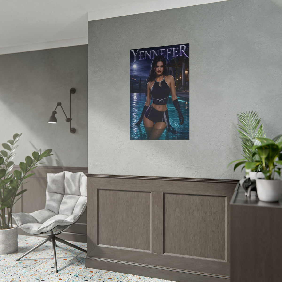 Fantasy Wall Art Yennefer The Witcher Poster Room Decor Collector Gift Art Print