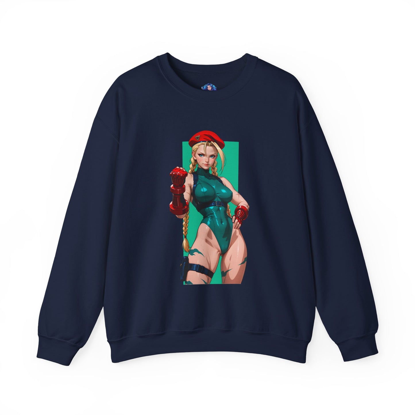 Cammy White Sweatshirt, Street Fighter Crewneck, Premium Gaming Apparel for Fans
