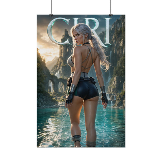 Fantasy Wall Art Ciri The Witcher Poster Room Decor Collector Gift Art Print