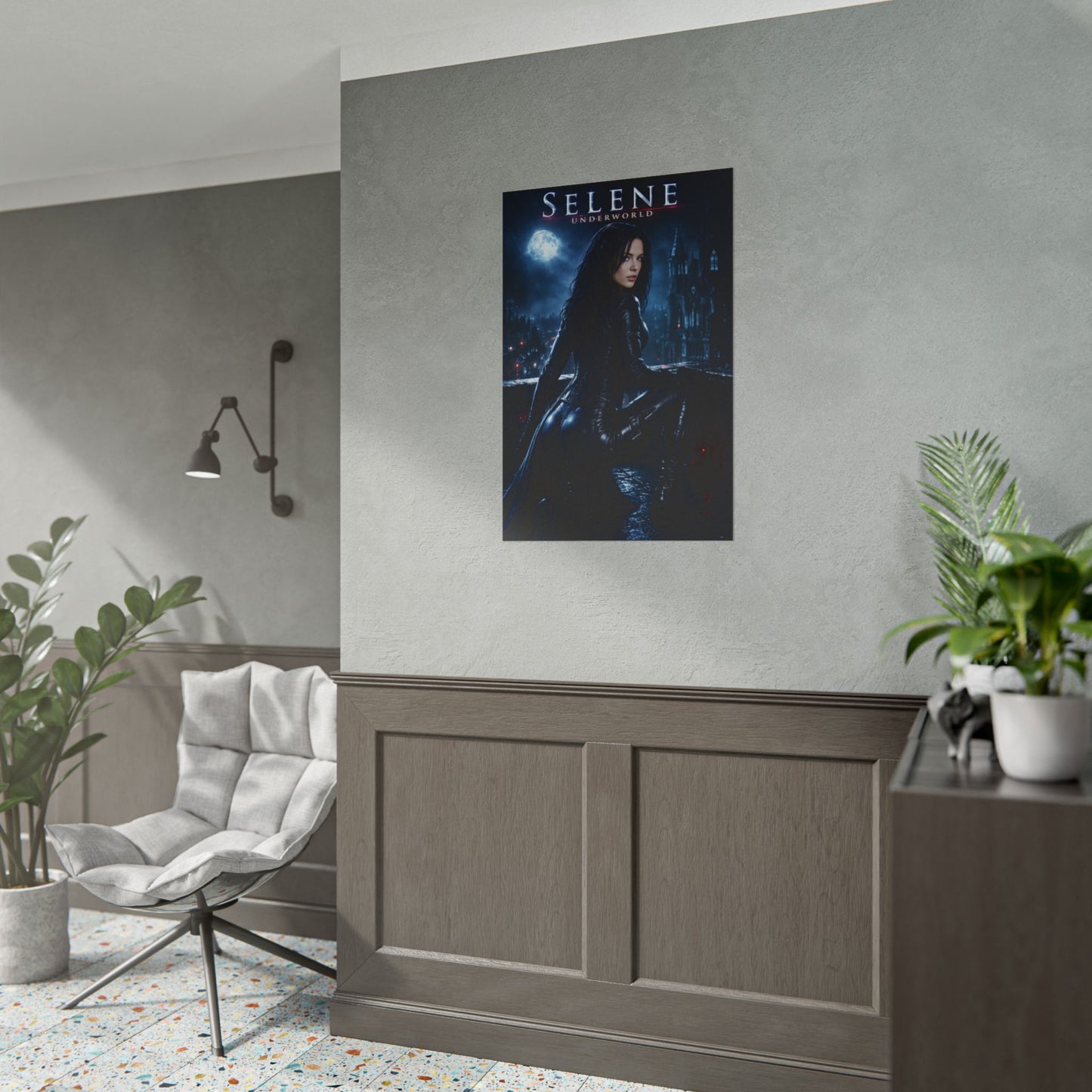 Selene Underworld Poster, Vampire Wall Art, Gothic Print, Movie Decor