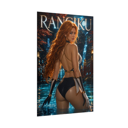 Rangiku Matsumoto Bleach Poster Anime Wall Art Manga Style Bedroom Room Decor
