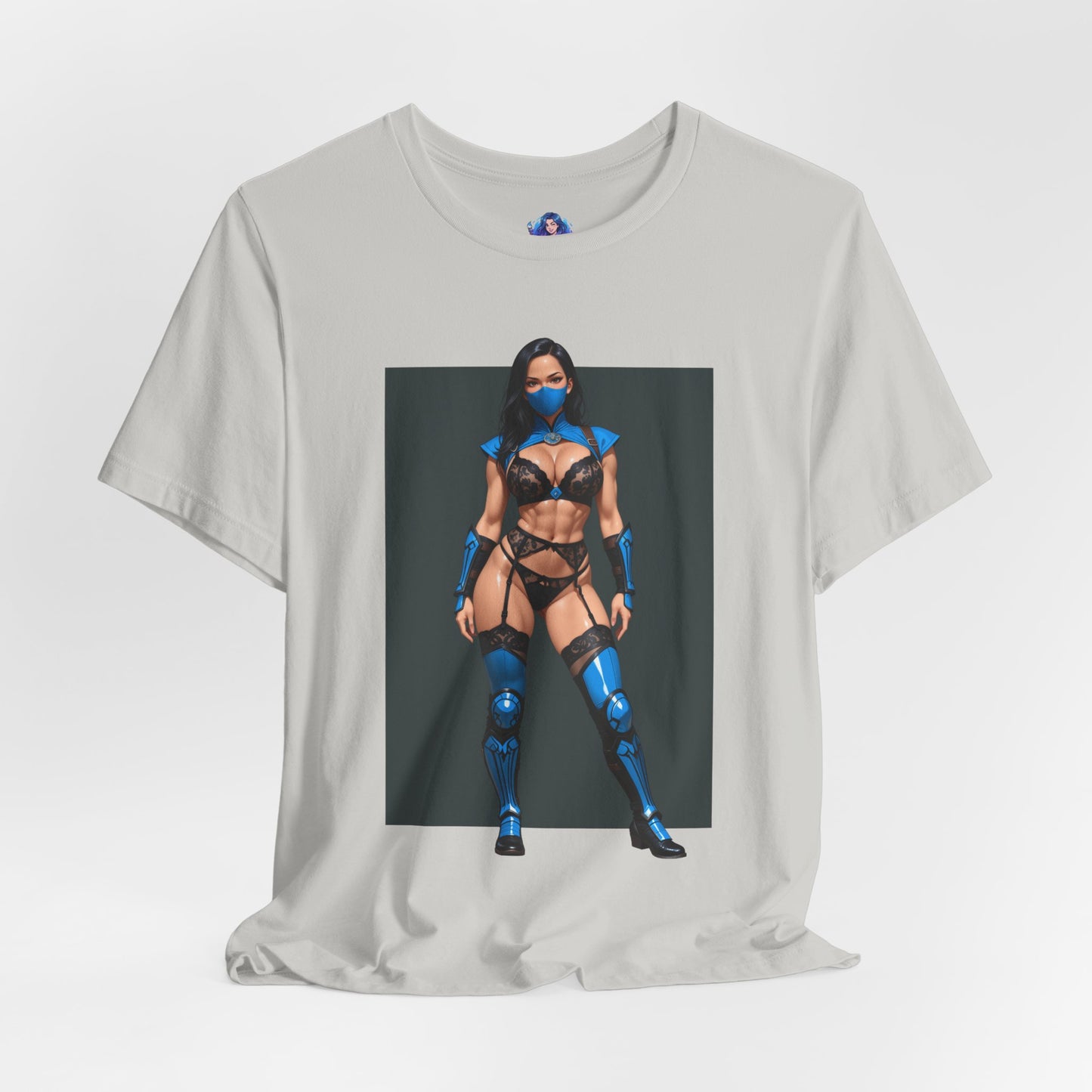 Kitana T-Shirt | Mortal Kombat Grafik-T-Shirt für Gamer &amp; Anime-Fans | Prinzessin Kriegerin Shirt