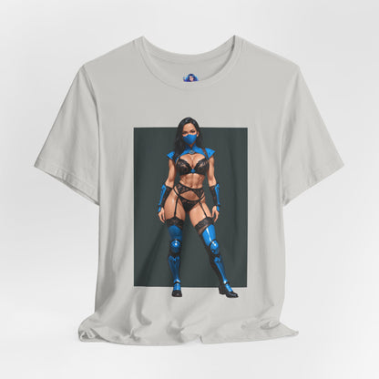 Kitana T-Shirt | Mortal Kombat Grafik-T-Shirt für Gamer &amp; Anime-Fans | Prinzessin Kriegerin Shirt
