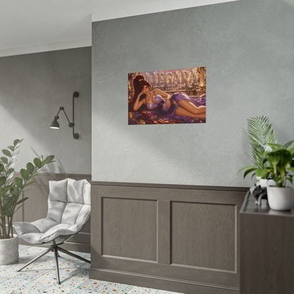 Fantasy Wall Art Megara Hercules Poster Character Room Decor Gift Print