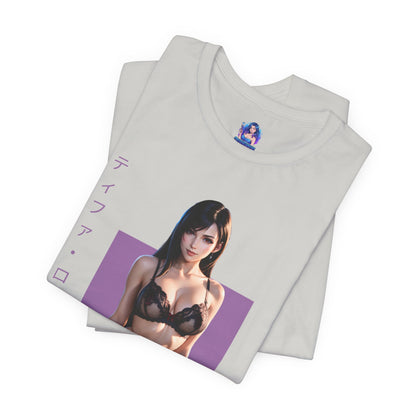Tifa Lockhart T-Shirt | Final Fantasy VII Shirt für Otaku- und Gamer-Fans | Shirt für starke Heldinnen