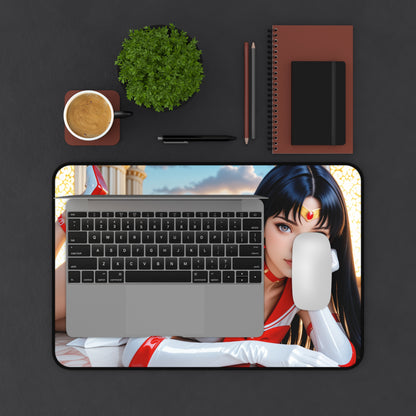 Килимок для столу Sailor Mars, килимок для миші Sailor Moon, декор для ігрового столу з аніме-героїнею