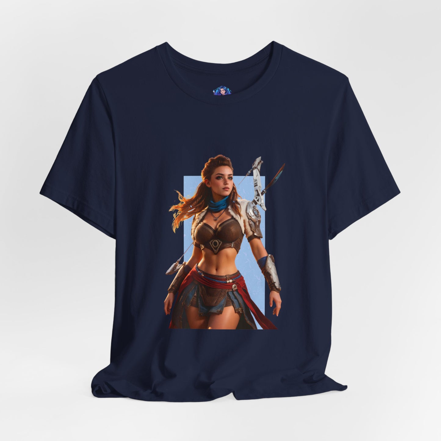 Aloy-T-Shirt | Horizon-Heldin-Shirt für Gamer &amp; Anime-Fans | Tapfere Jägerin-Shirt