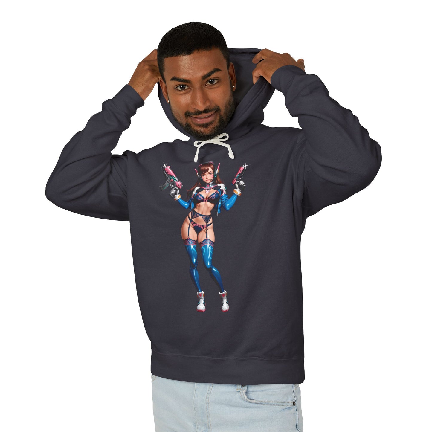 D.Va-Hoodie | Süßer Overwatch-Hoodie | Pinker Anime-Gamer-Pullover