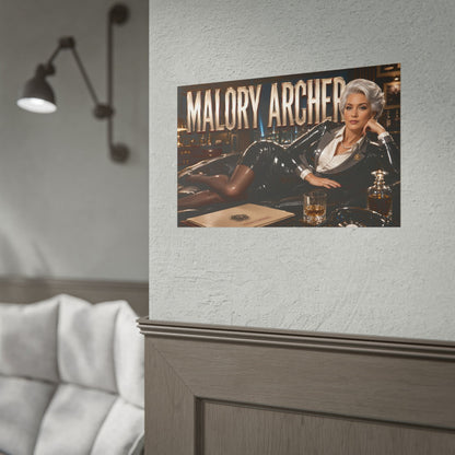 Malory Archer Archer Wall Art Poster Character Decor Collector Gift