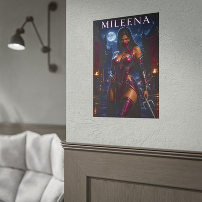 Mortal Kombat Mileena Poster MK Wall Art Print Decor