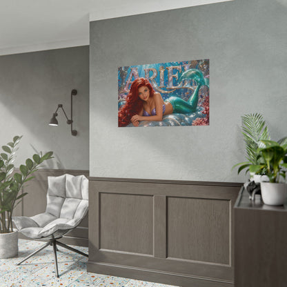 Ariel The Little Mermaid Poster Fantasy Wall Art Room Decor Collectible Print