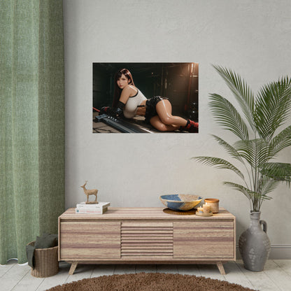 Аніме-постер Тіфи Локхарт | Настінне мистецтво Вайфу для кімнати отаку або ігрової конфігурації