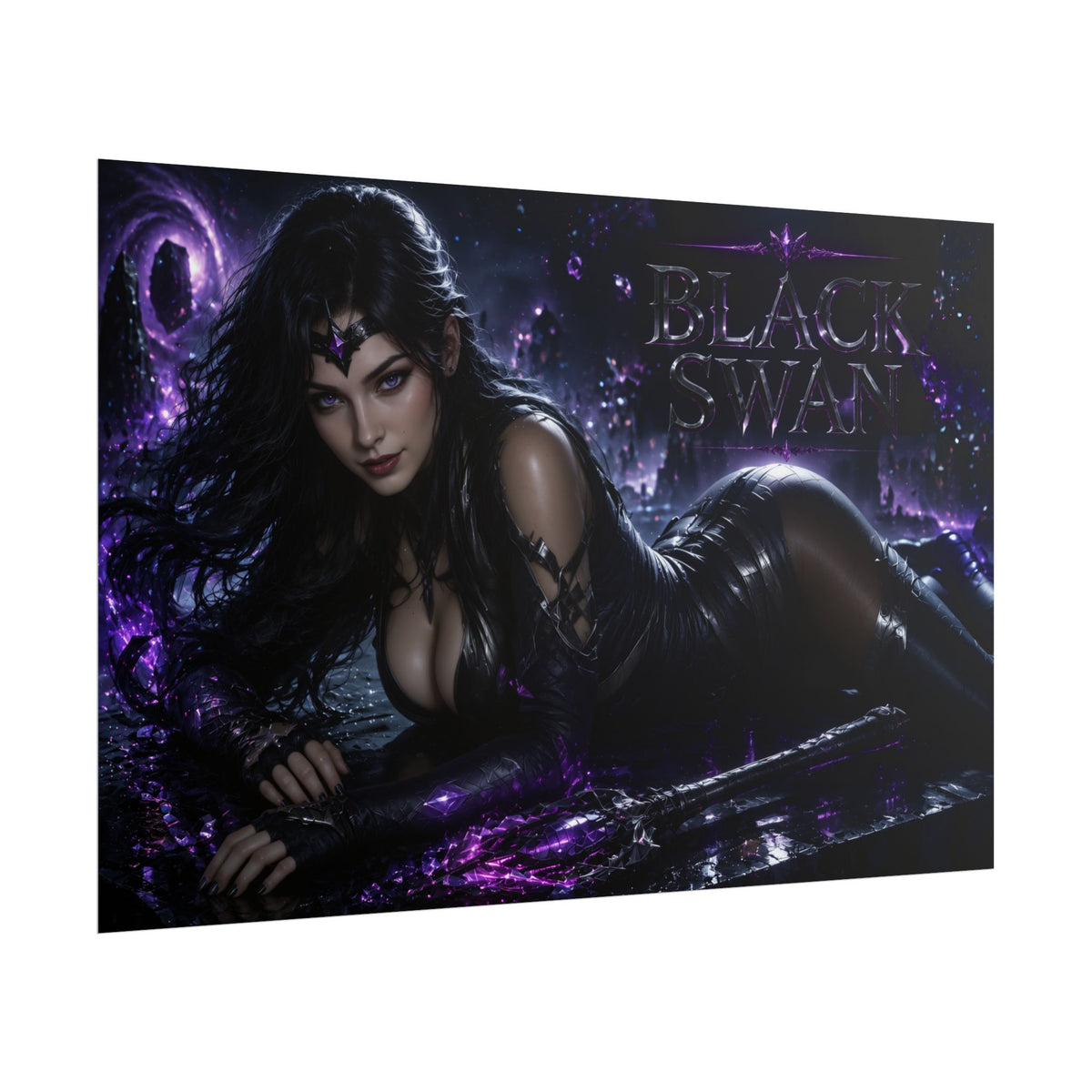 Manga Style Wall Art Black Swan Honkai Star Rail Anime Poster Bedroom Room Decor