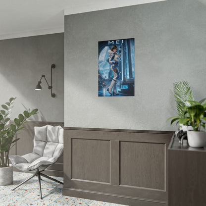 Mei Overwatch Poster Blizzard Gaming Wall Art Print Decor